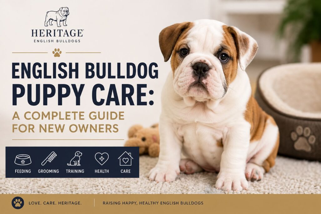 English Bulldog Puppy Care Guide For New Owners